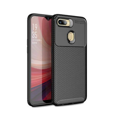 Moby Shop Oppo A12 Kılıf Karekarbon Desenli Şık ve Dayanıklı Torvex Premium Silikon Kapak ürün görseli 1