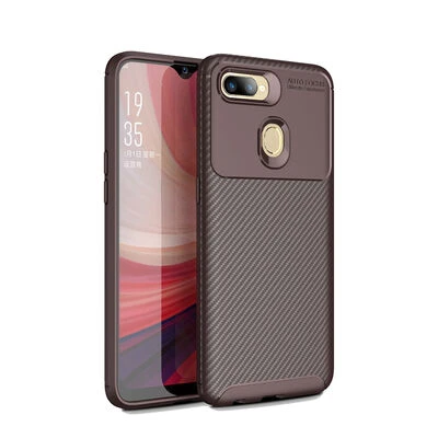 Moby Shop Oppo A5S Kılıf Karekarbon Desenli Şık ve Dayanıklı Torvex Premium Silikon Kapak ürün görseli 1