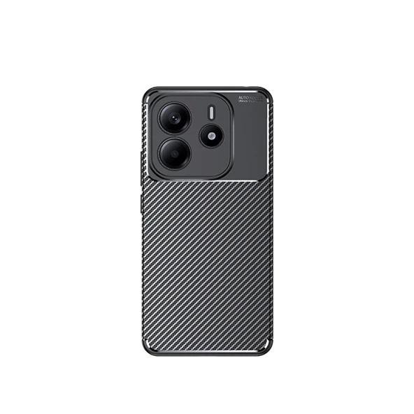 Moby Shop Redmi Note 14 Kılıf Karekarbon Desenli Şık ve Dayanıklı Torvex Premium Silikon Kapak ürün görseli 1
