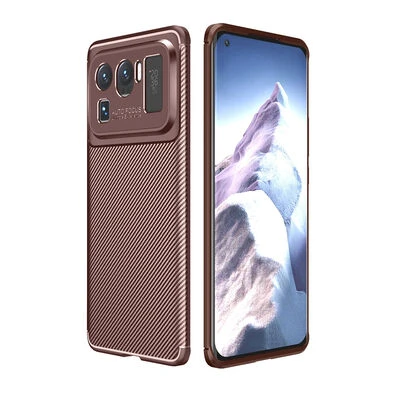 Moby Shop Xiaomi Mi 11 Ultra Kılıf Karekarbon Desenli Şık ve Dayanıklı Torvex Premium Silikon Kapak ürün görseli 1