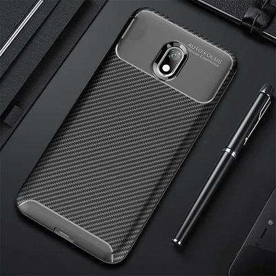 Moby Shop Redmi 8A Kılıf Karekarbon Desenli Şık ve Dayanıklı Torvex Premium Silikon Kapak ürün görseli 1