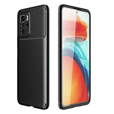 Moby Shop Poco X3 GT Kılıf Karekarbon Desenli Şık ve Dayanıklı Torvex Premium Silikon Kapak ürün görseli 1