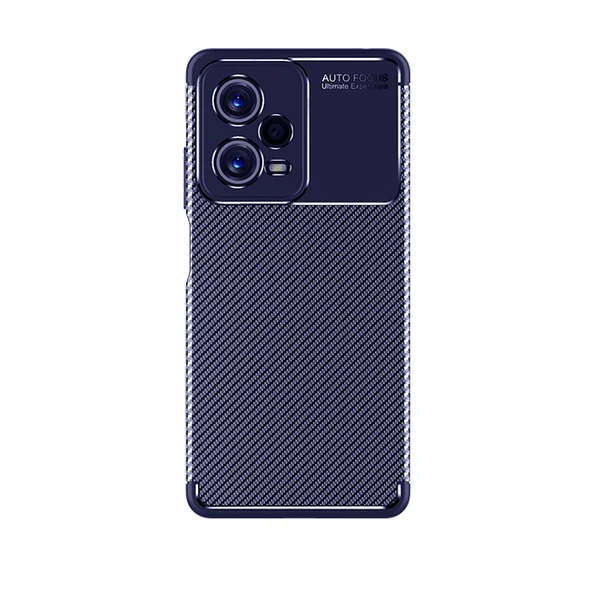 Moby Shop Redmi Note 12 Pro 5G Kılıf Karekarbon Desenli Şık ve Dayanıklı Torvex Premium Silikon Kapak ürün görseli 1