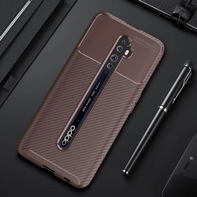 Moby Shop Oppo Reno 2Z Kılıf Karekarbon Desenli Şık ve Dayanıklı Torvex Premium Silikon Kapak ürün görseli 1