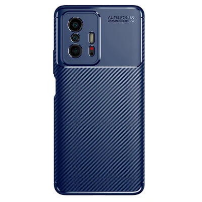 Moby Shop Xiaomi Mi 11T Pro 5G Kılıf Karekarbon Desenli Şık ve Dayanıklı Torvex Premium Silikon Kapak ürün görseli 1