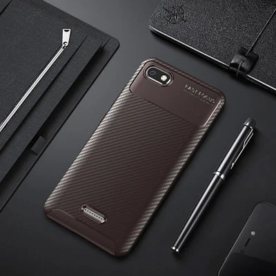 Moby Shop Redmi 6A Kılıf Karekarbon Desenli Şık ve Dayanıklı Torvex Premium Silikon Kapak ürün görseli 1