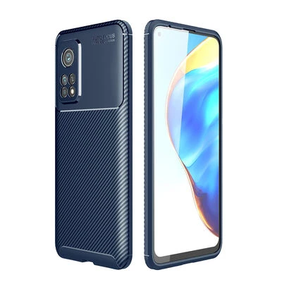 Moby Shop Xiaomi Mi 10T Pro 5G Kılıf Karekarbon Desenli Şık ve Dayanıklı Torvex Premium Silikon Kapak ürün görseli 1
