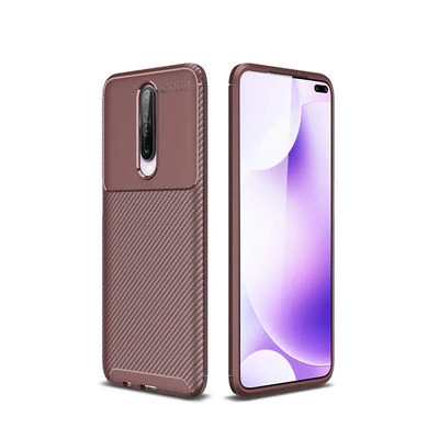 Moby Shop Redmi K30 Kılıf Karekarbon Desenli Şık ve Dayanıklı Torvex Premium Silikon Kapak ürün görseli 1
