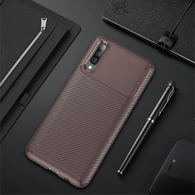 Moby Shop Xiaomi Mi 9 Kılıf Karekarbon Desenli Şık ve Dayanıklı Torvex Premium Silikon Kapak ürün görseli 1