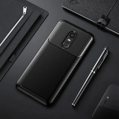 Moby Shop Redmi 5 Plus Kılıf Karekarbon Desenli Şık ve Dayanıklı Torvex Premium Silikon Kapak ürün görseli 1
