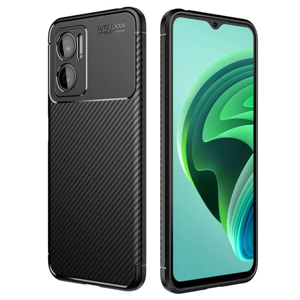 Royal Cover Redmi Note 11E Kılıf El İzi Yapmayan Yüksek Kaliteli Silikondan Üretilmiş Premium Kapak RCV/Negro ürün görseli 1