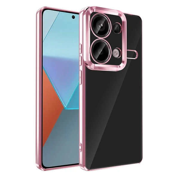 Moby Shop Redmi Note 13 Pro 4G İle Uyumlu Şık Tasarımlı ve Parlak Velina Premium Silikon Kılıf ürün görseli 1
