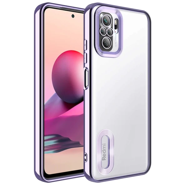 Moby Shop Redmi Note 10 İle Uyumlu Şık Tasarımlı ve Parlak Velina Premium Silikon Kılıf ürün görseli 1
