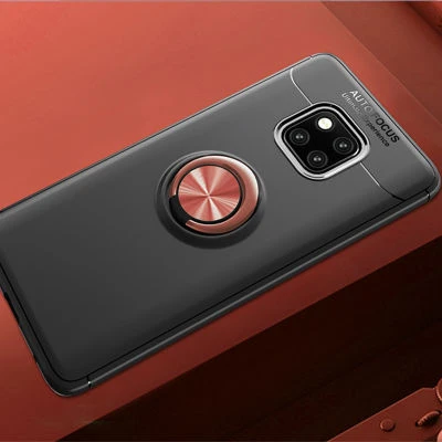 Moby Shop Huawei Mate 20 Pro Ultra Koruma Sağlayan Stand Özellikli RingGuard Yüzüklü Silikon Kılıf ürün görseli 1