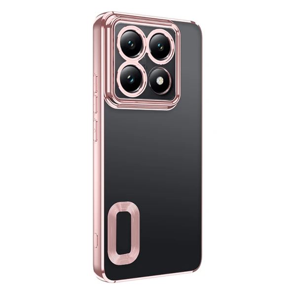Royal Cover Xiaomi 14T Pro Uyumlu Kenarları Parlak ve Logo Detaylı Şık Esnek Silikon Kapak RCV/Omega ürün görseli 1