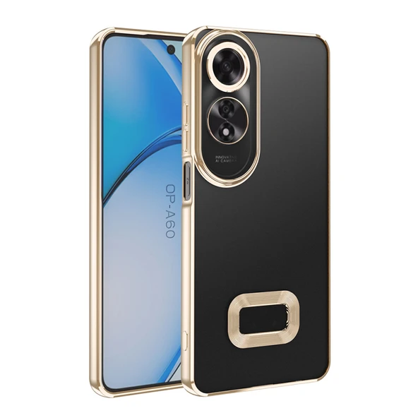 Moby Shop Oppo A60 İle Uyumlu Şık Tasarımlı ve Parlak Velina Premium Silikon Kılıf ürün görseli 1