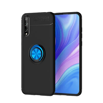 Moby Shop Huawei P Smart S (Y8P) Ultra Koruma Sağlayan Stand Özellikli RingGuard Yüzüklü Silikon Kılıf ürün görseli 1