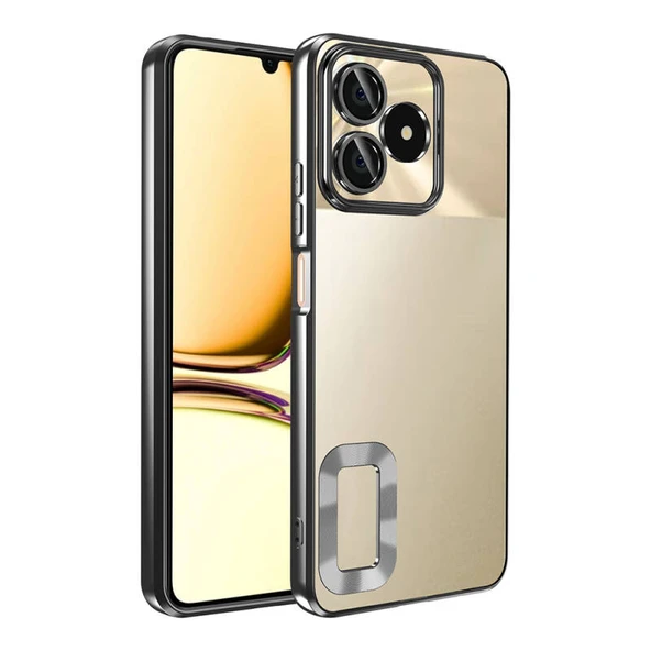 Royal Cover Realme Note 50 Uyumlu Kenarları Parlak ve Logo Detaylı Şık Esnek Silikon Kapak RCV/Omega ürün görseli 1