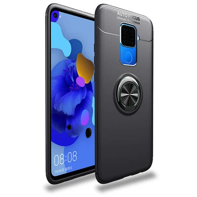 Moby Shop Huawei Mate 30 Lite Ultra Koruma Sağlayan Stand Özellikli RingGuard Yüzüklü Silikon Kılıf ürün görseli 1