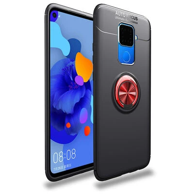 Moby Shop Huawei Mate 30 Lite Ultra Koruma Sağlayan Stand Özellikli RingGuard Yüzüklü Silikon Kılıf ürün görseli 1