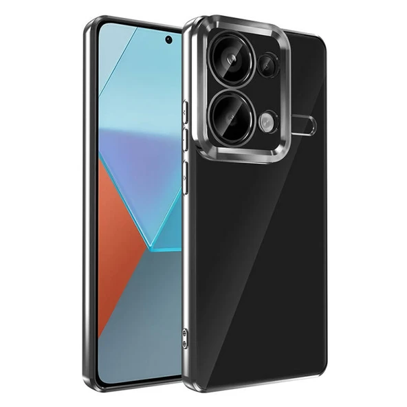 Moby Shop Redmi Note 13 Pro 4G İle Uyumlu Şık Tasarımlı ve Parlak Velina Premium Silikon Kılıf ürün görseli 1