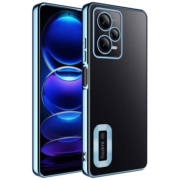 Royal Cover Redmi Note 12 5G Uyumlu Kenarları Parlak ve Logo Detaylı Şık Esnek Silikon Kapak RCV/Omega ürün görseli 1