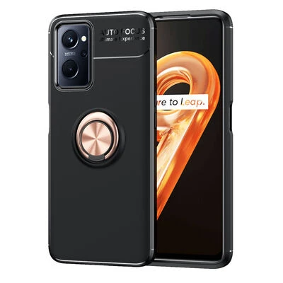 Moby Shop Oppo A36 Ultra Koruma Sağlayan Stand Özellikli RingGuard Yüzüklü Silikon Kılıf ürün görseli 1