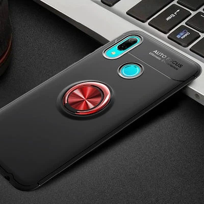 Moby Shop Huawei Y6 2019 Ultra Koruma Sağlayan Stand Özellikli RingGuard Yüzüklü Silikon Kılıf ürün görseli 1