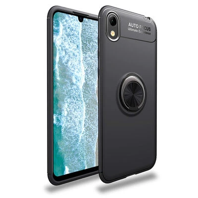 Moby Shop Huawei Y5 2019 Ultra Koruma Sağlayan Stand Özellikli RingGuard Yüzüklü Silikon Kılıf ürün görseli 1