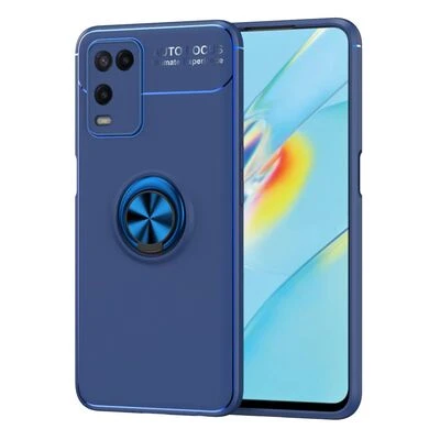Moby Shop Oppo A54 4G Ultra Koruma Sağlayan Stand Özellikli RingGuard Yüzüklü Silikon Kılıf ürün görseli 1
