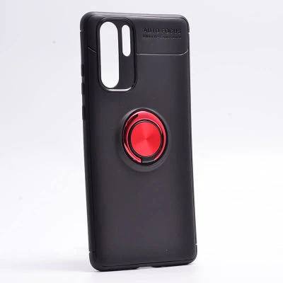 Moby Shop Huawei P30 Pro Ultra Koruma Sağlayan Stand Özellikli RingGuard Yüzüklü Silikon Kılıf ürün görseli 1
