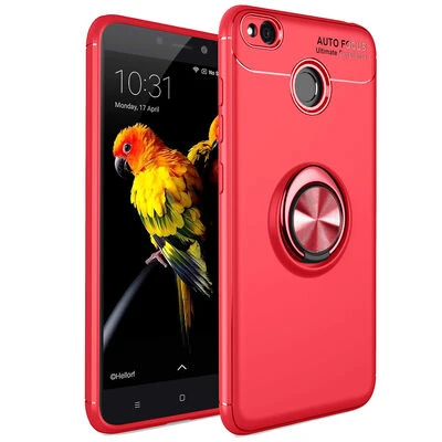 Moby Shop Redmi 4x Ultra Koruma Sağlayan Stand Özellikli RingGuard Yüzüklü Silikon Kılıf ürün görseli 1