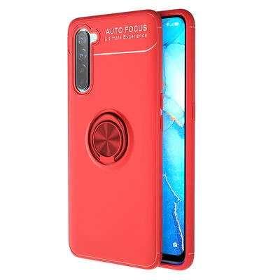 Moby Shop Oppo Reno 3 Ultra Koruma Sağlayan Stand Özellikli RingGuard Yüzüklü Silikon Kılıf ürün görseli 1