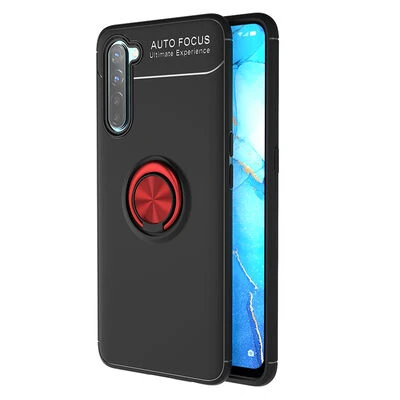 Moby Shop Oppo Reno 3 Ultra Koruma Sağlayan Stand Özellikli RingGuard Yüzüklü Silikon Kılıf ürün görseli 1
