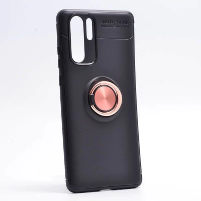 Moby Shop Huawei P30 Pro Ultra Koruma Sağlayan Stand Özellikli RingGuard Yüzüklü Silikon Kılıf ürün görseli 1