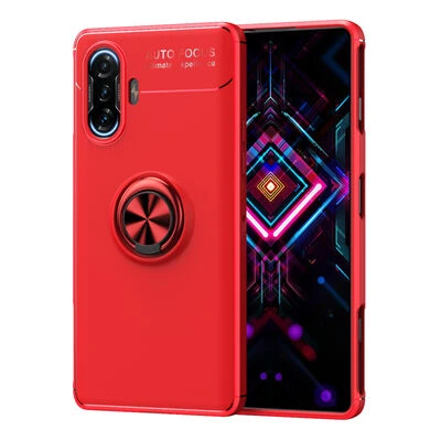 Moby Shop Redmi K40 Gaming Ultra Koruma Sağlayan Stand Özellikli RingGuard Yüzüklü Silikon Kılıf ürün görseli 1