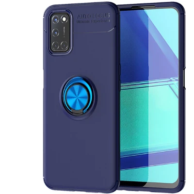 Moby Shop Oppo Reno A72 Ultra Koruma Sağlayan Stand Özellikli RingGuard Yüzüklü Silikon Kılıf ürün görseli 1