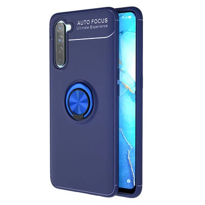 Moby Shop Oppo Reno 3 Ultra Koruma Sağlayan Stand Özellikli RingGuard Yüzüklü Silikon Kılıf ürün görseli 1