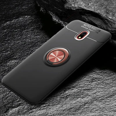 Moby Shop Redmi 8A Ultra Koruma Sağlayan Stand Özellikli RingGuard Yüzüklü Silikon Kılıf ürün görseli 1