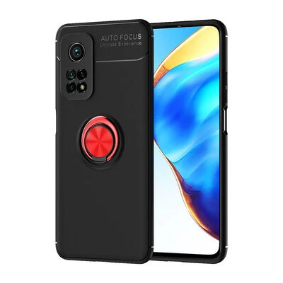 Moby Shop Xiaomi Mi 10T Pro 5G Ultra Koruma Sağlayan Stand Özellikli RingGuard Yüzüklü Silikon Kılıf ürün görseli 1