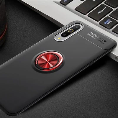 Moby Shop Xiaomi Mi A3 Ultra Koruma Sağlayan Stand Özellikli RingGuard Yüzüklü Silikon Kılıf ürün görseli 1
