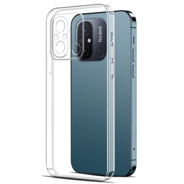Moby Shop Redmi 12C Kılıf Esnek ve Şeffaf Nuda Premium TPU Silikon Kapak ürün görseli 1