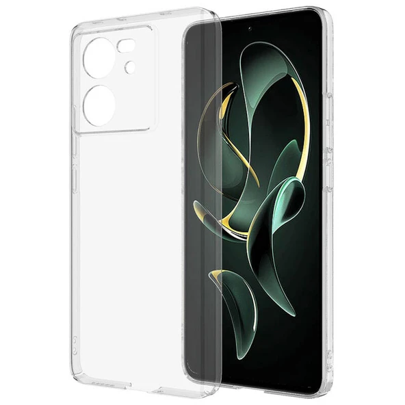 Moby Shop Xiaomi Mi 13T  Uyumlu Kılıf Tepara Premium Şeffaf Sert Silikon Kapak ürün görseli 1