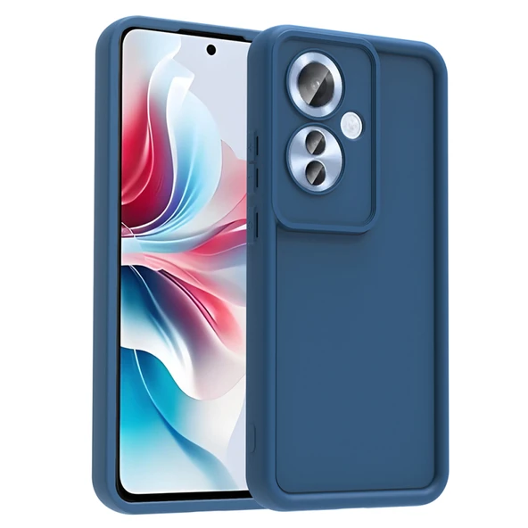 Moby Shop Oppo Reno 11F Kılıf Soft Toch Hissiyatlı Elastiq Silicone Premium Case Cover ürün görseli 1