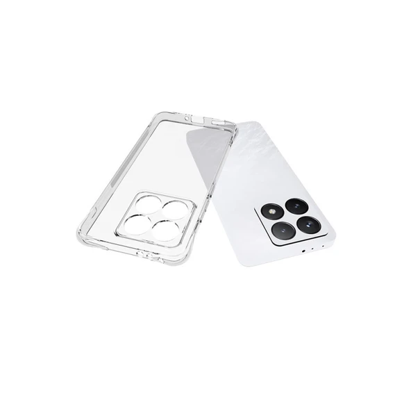 Moby Shop Xiaomi 14T Pro Kılıf Esnek ve Şeffaf Nuda Premium TPU Silikon Kapak ürün görseli 1