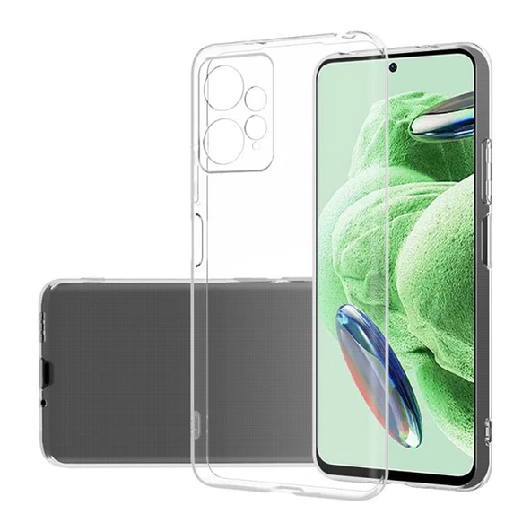 Moby Shop Redmi Note 12 4G Kılıf Esnek ve Şeffaf Nuda Premium TPU Silikon Kapak ürün görseli 1