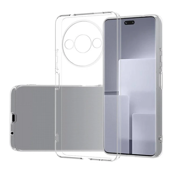 Moby Shop Redmi A3 4G 2024 Kılıf Esnek ve Şeffaf Nuda Premium TPU Silikon Kapak ürün görseli 1