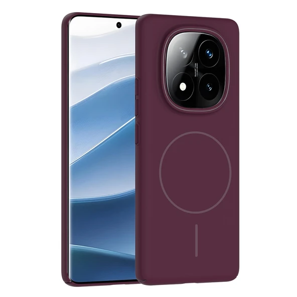 Moby Shop Redmi Note 14 Pro Plus Kılıf Magsafe Özellikli ve Şık Tasarımlı Ruby Premium Silikon Kapak ürün görseli 1