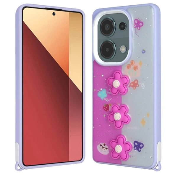Moby Shop Redmi Note 13 Pro 4G Kılıf Lunessa Premium Figürlü Sert Silikon Kapak ürün görseli 1