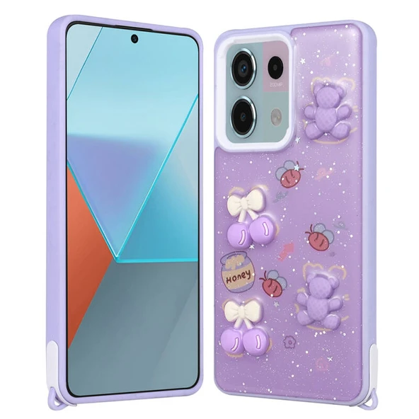 Moby Shop Redmi Note 13 Pro 5G Kılıf Lunessa Premium Figürlü Sert Silikon Kapak ürün görseli 1